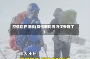 疫情后在流浪(疫情期间流浪汉去哪了)