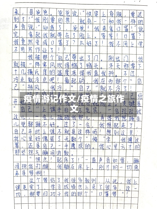 疫情游记作文/疫情之旅作文-第2张图片