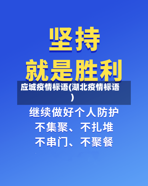 应城疫情标语(湖北疫情标语)-第2张图片