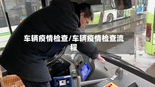 车辆疫情检查/车辆疫情检查流程-第1张图片