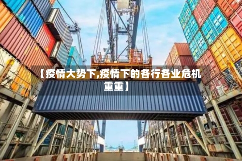 【疫情大势下,疫情下的各行各业危机重重】-第1张图片