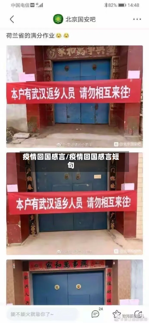 疫情回国感言/疫情回国感言短句-第2张图片